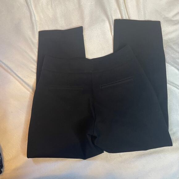 SPANX Small Black Seam Stretchy Pants Ankle Straight Leg - Picture 4 of 6